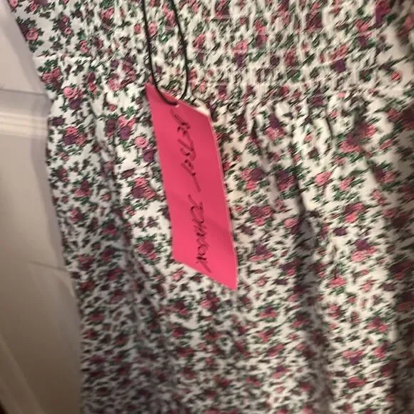 Betsey Johnson lulu midi Floral Dress XSmall NWT - Picture 11 of 11